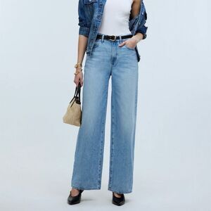 Madewell Extra Wide Leg Ahern Airy Wash Jeans - 90s Indie Inspired
